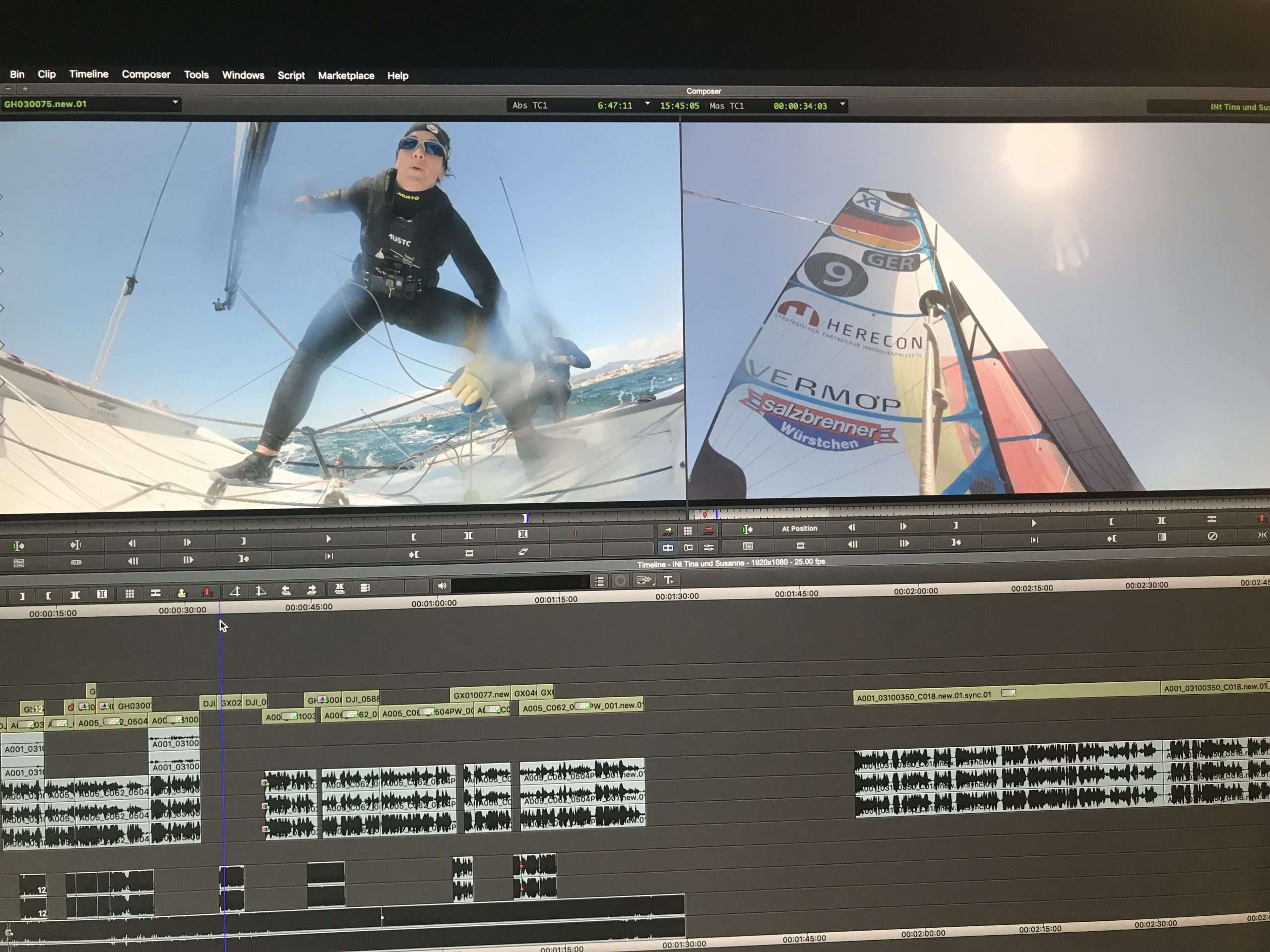 Timeline Avid Seglerinnen